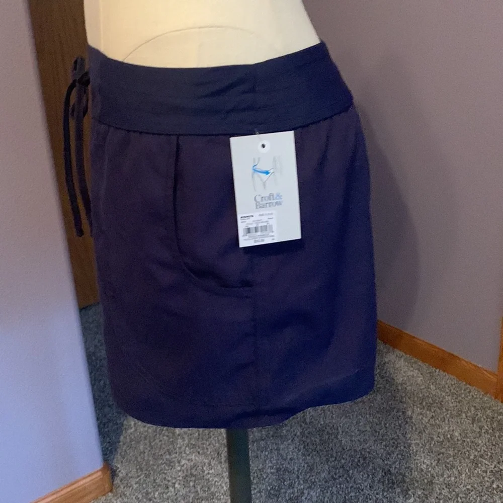 Croft & Barrow Swim Bottoms, Navy Blue, Size Small